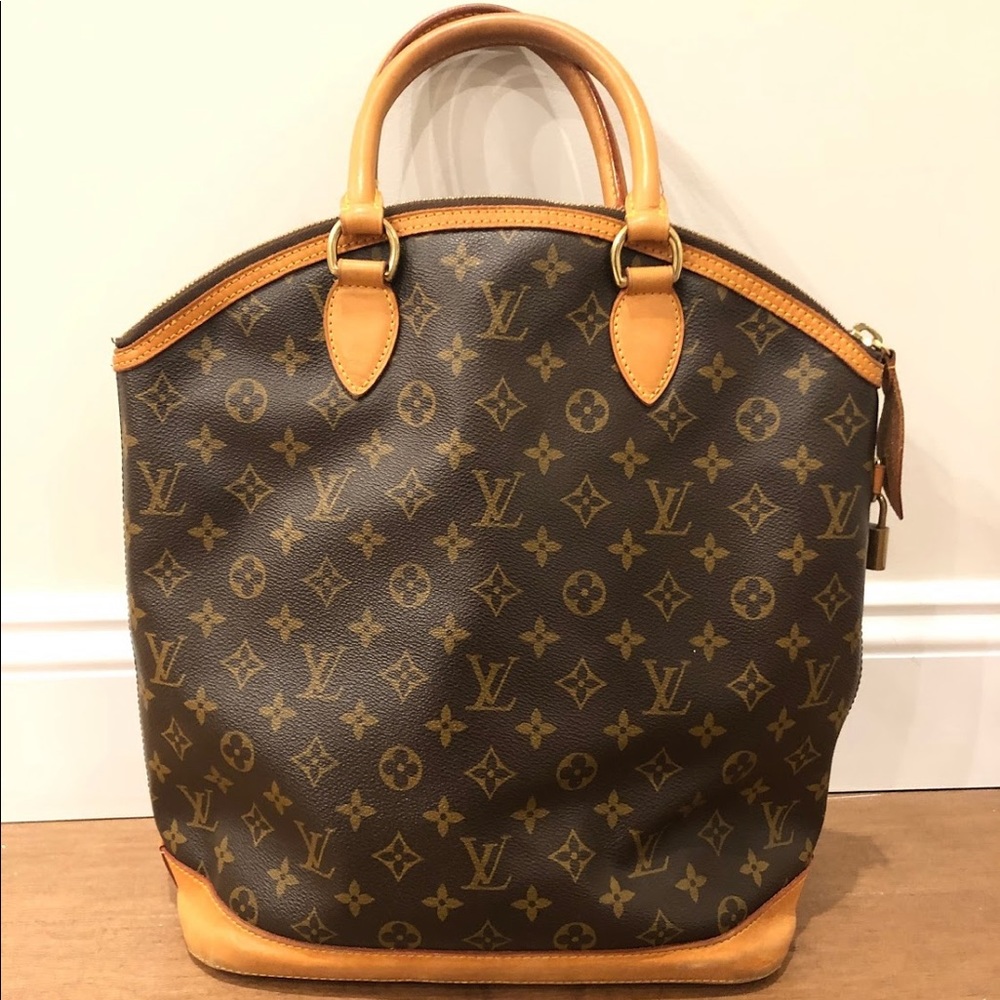 Auth!Louisvuitton Monogram Canvas Lockit Pm Canvas - image 1
